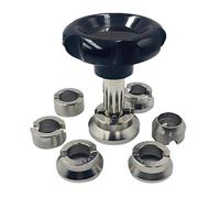 Jewecutger Chiave di Chiusura Strumento Strap Orologio Apriscatole Posteriore 7 Tipi di Dimensioni Strumenti di Riparazione Orologio Professionale Set per