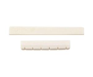 Jewecutger Chitarra bianca Parti 6 Corde Chitarra Classica Bone Bridge Sella E Dado Set