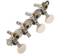 Jewecutger Meccaniche Meccaniche Pioli Tuning Chiave con Perla Bianca Manopole 4L+4R per Mandolino