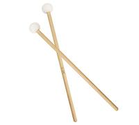 Jewecutger Set di 2 mazzuole a doppia testa per tamburo, piatti, martelli, bacchette in feltro, 385 mm