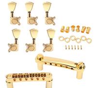 Jewecutger un Set di Corde nel per Chitarra Tune-O- e Coda per Chitarra Elettrica Stile GB Lp