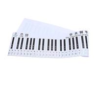 JEWEDECO 1 Pezzo Guida Pratica per Tastiera Pianoforte Simulativa per Principianti Migliora Competenze e Efficienza Apprendimento