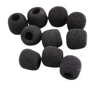 JEWEDECO 10 pezzi Coperture Microfono Spugna Antivento Mini per Microfoni Wireless Clip Compatibili con Headset Lavalier Antipolvere Leggere e Flessibili per Eventi e Conferenze