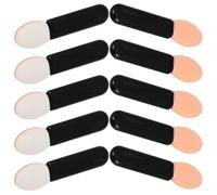 JEWEDECO 10 pezzi Pennelli Mini per Ombretto e Labbra Applicatori Sfumino Compatti Multiuso per Trucco Occhi e Contorno per Ombretti Rossetto e Correttore per Ritocchi Veloci