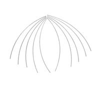 JEWEDECO 10pezzi Fili Per Tasti Di Chitarra Strumenti Per Liutai Fret Wires Per Chitarra Acustica Folk Ed Elettrica Facile Installazione e Sostituzione Fret Materiale