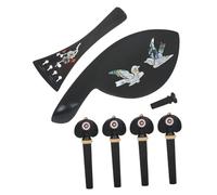 JEWEDECO 1set Accessori Per Violino Con Design Intagliato Di Ricambio Per Piroli Cordiera e Mentoniera Per Musicisti Di Ogni