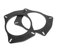 JEWEDECO 2 Pezzi Supporto Adattatore Distanziale per Altoparlante Auto 6,5 | Plastica Nera, Montaggio Posteriore senza Fori, Coppia per Veicoli Fuoristrada e Auto Giapponesi