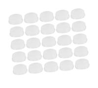 JEWEDECO 25 Pezzi Tappi per Flauto Traversiere in Silicone Bianco, Accessori per Flauto Fori Aperti, Facili da Trasportare e Riporre, per Musicisti Principianti e Appassionati