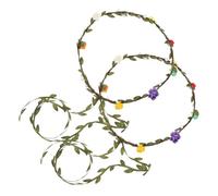 JEWEDECO 2pezzi Coroncina Di Fiori Per Sposa e Fanciulla Dei Fiori Accessori Per Eleganti e Adorabili Per Matrimoni e Eventi Speciali