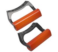 JEWEDECO 2pezzi Maniglie di Ricambio per Pentola in Alluminio e Legno, Resistenti e Stabili, Impugnature Laterali per Pentole da Cucina, Adatte a Pentola a Vapore e Salsa