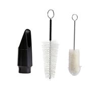 JEWEDECO 2pezzi Saxofono Soprano Con Pennelli Per Pulizia Strumento Musicale Accessori Per Saxofonisti Facile Emissione Del Suono e Tonalità Ricca e Piena