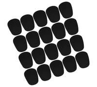 JEWEDECO 32pezzi Pad Per Boccaglio Silicone Per Clarinetto e Sassofono Cuscinetti Ovali Per Musicisti Principianti Resistente Perdite Aria Completo Per Pratica e Performance