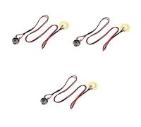 JEWEDECO 3pezzi Pickup Pre-amplificato Per Acustici Trasduttore Facile Installare Per Chitarra e Ukulele Amplificazione Ottimale Del