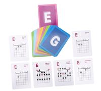 JEWEDECO 49pezzi Schema Accordi per Chitarra Poster Grafico per Principianti Guida all Apprendimento Diagrammi da Parete Facile da Leggere e Praticare Carta Patinata Resistente