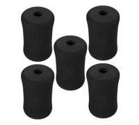 JEWEDECO 5 Pezzi Coperture in Spugna per Piedi per Macchina Estensione Gambe Nero, Design Multifunzionale e Facile da Pulire, Accessori per Attrezzatura Fitness e Sit-up