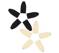 JEWEDECO 50pezzi Punte Per Da Violino Plastica Accessori Di Riparazione Per Violino Protezione Della Coda Di Cavallo Per Violinisti Parti Per Strumenti Corda