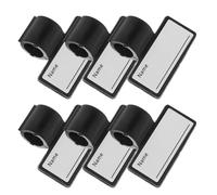 JEWEDECO 6 Pezzi Etichette Identificative Portatili Bifacciali per Stetoscopio Clip Abs Resistente, Targhette Nome Doppia Visualizzazione per Uso Medico e Professionale