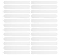 JEWEDECO Abbassalingua in Plastica Trasparente 25 Pezzi, Bastoncini Abbassalingua Clinici Monouso, Depressori Lingua Lisci per Uso Medico, Strumenti Professionali per Esami Orali