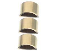 JEWEDECO Anelli a Vite Componenti Resistenti in Ottone 3 Pezzi Accessori per Riparazione Strumenti Musicali per Migliorare Qualità del Suono per Parte Terminale Archetto Violino