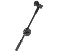 JEWEDECO Asta Microfono Regolabile in Altezza con Braccio in Metallo e Plastico Pratico per Studio e Live Streaming con Clip Doppia per Microfoni Professionali