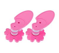 JEWEDECO Attrezzo per Piegare la Carta 2 Pezzi in Plastica Riutilizzabile per Quilling e Origami, Strumento Artigianale Fai da Te per Creare Forme Ondulate, Utensile Leggero e Resistente