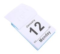 JEWEDECO Calendario da Parete 2026 a Strappo Giornaliero Data Grande, Calendario Verticale Sospeso Salvaspazio, Pianificatore Funzionale per Monitoraggio Appuntamenti, Anniversari