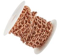 JEWEDECO Catena 1 Rotolo in Alluminio per Gioielli Fai da Te, Versatile e Sicura per Collane e Charm nella Produzione di Accessori Artigianali