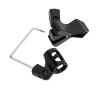 JEWEDECO Clip per Microfono Portatile in Abs Nero, Supporto Pratico per Sax Fissaggio Stabile, per Microfoni Wireless e Filo, Set da 1 Pezzo
