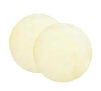 JEWEDECO Coperture Per Tamburi Africani 35 Cm in Pelle Di Capra 2 Pezzi, Pelli Per Tamburi Resistenti e Leggere, Accessori Per Sostituzione Tamburo, Uso Professionale e Duraturo