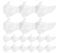 JEWEDECO Copriscarpe Trasparente 1000 Pezzi Sacchetti per i Piedi a Tubo lungo per Pediluvi Maschere Idratanti e Trattamenti Esfolianti Protezione e Igienica per Uso Domestico