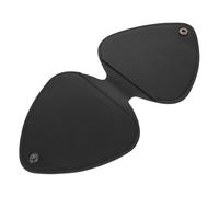 JEWEDECO Custodia Porta Plettri per Chitarra in Legno Organizer Portatile Triangolare Portachiavi Mini Scatola Espositiva per Plettri di Tutte le Forme per Musicisti in Movimento