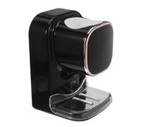 JEWEDECO Dispenser Automatico di Dentifricio Sensore Nero, Supporto da Parete Compatto e Semplice, Mensola per Dentifricio Bagno Erogazione Uniforme per Uso Quotidiano