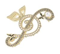 JEWEDECO Fermaglio Per Forma Di Nota Musicale Di Clip Decorativa Elegante e Colorata Per Spessi e Sottoli Facile Da Usare e Resistente Accessorio Per Ogni Occasione