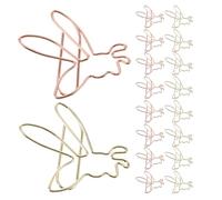JEWEDECO Graffette a Forma di Ape Design Unico e Leggero 36 Pezzi in Lega di Zinco, Clip per Documenti e Biglietti d Invito Accessorio Decorativo per Ufficio e Casa