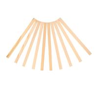 JEWEDECO Guide in Legno per Ceramica 10 Pezzi per Tagli Precisi e Divisione Facile Dell'argilla, Formato Rettangolare Venature Naturali per Studi di Tecniche di Ceramica