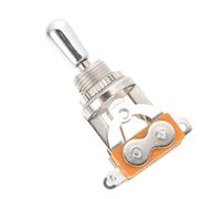 JEWEDECO Interruttore Selettore Pickup Facile Installazione 3 Posizioni in Metallo Argento e Controllo Preciso del Suono per Chitarra Elettrica per Uso All'aperto