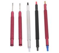 JEWEDECO Kit Strumenti Riparazione Orologi da Polso Pinze Rimozione Cinturino e Strumenti per Spingere Lancette, Set Manutenzione Orologiaio Presse Manuali e Custodia Portatile, Adatto