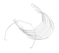 JEWEDECO Maniglie per Secchi in Plastica 5l, Set da 10 Pezzi Impugnatura in Filo Metallico, Sostituzione Facile per Trasporto Comodo in Giardinaggio, Pulizia Domestica e Stoccaggio