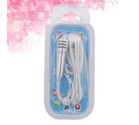 JEWEDECO Microfono per Karaoke con Filo Compatibile Smartphone, Microfono Mini Portatile in Plastica con Cuffie Integrate e Peso Super Leggero