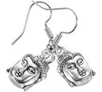 JEWEDECO Orecchini Pendenti Buddha Donna in Lega di Zinco Gioielli Creativi Leggeri Design Elaborato Accessori Eleganti per Feste Matrimoni e Eventi Religiosi
