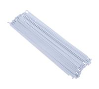 JEWEDECO Organizer per Documenti da Ufficio 50 Binari in Metallo di Colore Chiaro 32,5 Cm, Barre Divisori Robuste per Cartelle Sospese, Cornice per Cartelle Portadocumenti per Ufficio,