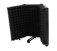 JEWEDECO Parabrezza Insonorizzante Filtro Anti- Per Microfono Riduzione Del Rumore Accessorio Da Studio Per Microfono Spugna Ad Alta Densità Nero