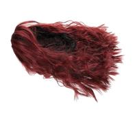 JEWEDECO Parrucca Riccia Corto Con Frangia Sintetico Ondulato Per Cosplay e Feste Per Halloween e Occasioni Speciali