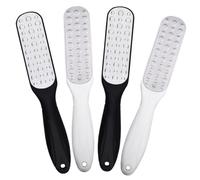 JEWEDECO per Piedi Set 4pezzi in Inossidabile e Pp per Rimuovere Calli e Pelle Morta, Strumento Ergonomico per Trattamento Piedi e Talloni