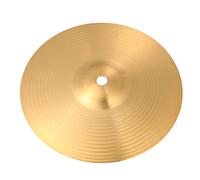 JEWEDECO Piatti Batteria in Ottone Hi-hat Jazz Resistente e Compatibile per Principianti e Musicisti Finitura Tradizionale Dorata Alta Durata e Suono Nitido per Percussioni