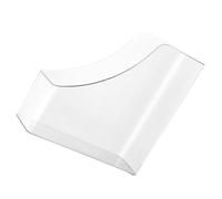 JEWEDECO Portariviste in Plastica Acrilica Trasparente, Portadocumenti da Scrivania Verticale Formato A4, Organizer File per Ufficio, Casa e Scuola Design Salvaspazio