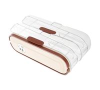 JEWEDECO Portauova Multifunzionale Due Strati Per Frigorifero Organizer e Ventilato Per e