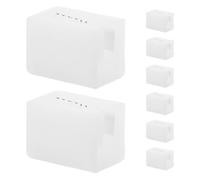 JEWEDECO Protezione Angolare in Silicone per Mobili Copri Maniglia Cassetto 8 Pezzi, Sicurezza Copertura Completa per Cameretta e Casa