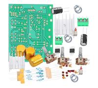 JEWEDECO Scheda Amplificatore Audio Dual Channel Design Stereo, Facile Assemblaggio, Materiale Plastico Verde, Kit per Progetto DIY Affidabile