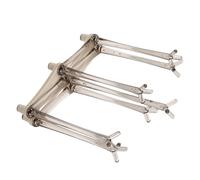 JEWEDECO Scolapiatti Retrattile per Tazze e Bottiglie in Casa, Porta Tazze da Tè in Plastica Bianca con Funzione di Scolo, Supporto Salvaspazio da Banco per Cucina, Bar e Ufficio